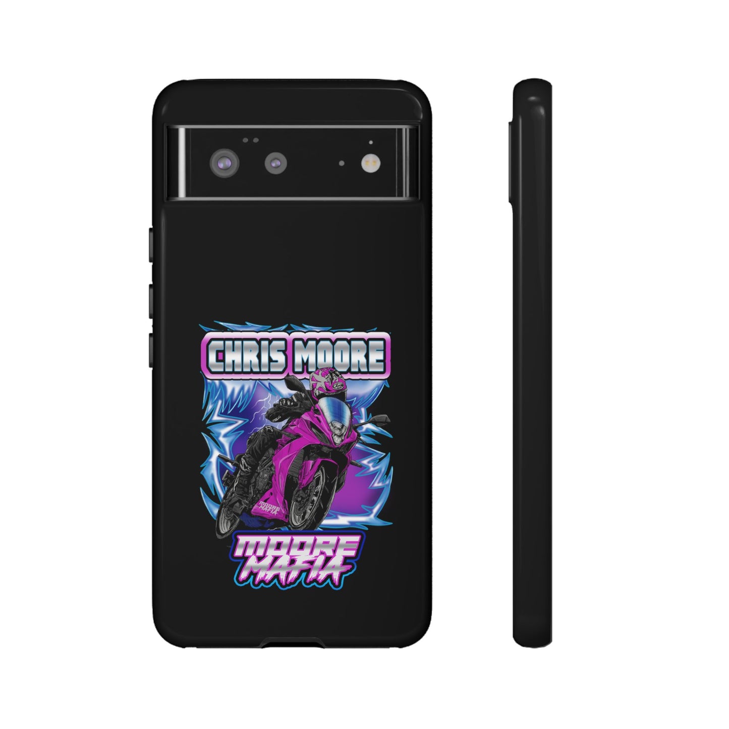 Purple Lightning Phone Case