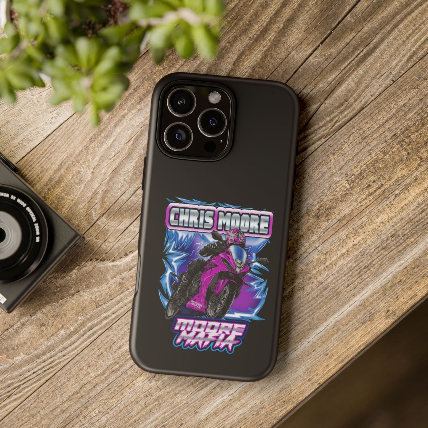 Purple Lightning Phone Case