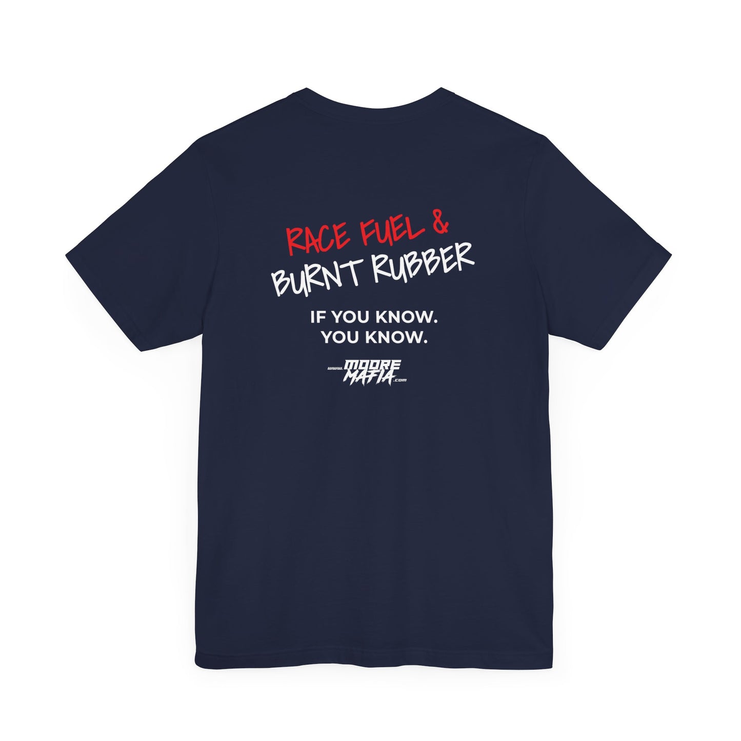 Race Fuel & Burnt Rubber Unisex T-Shirt