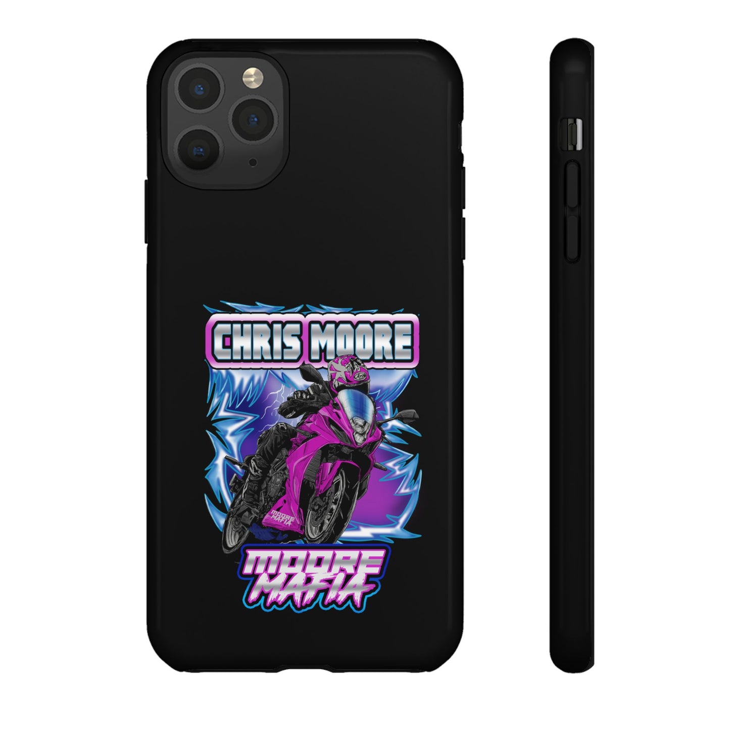 Purple Lightning Phone Case