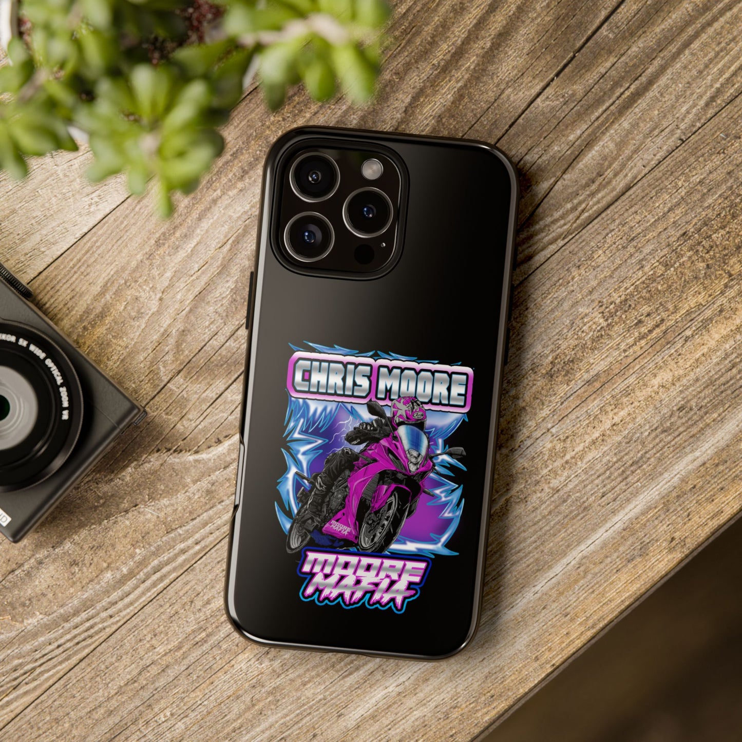 Purple Lightning Phone Case
