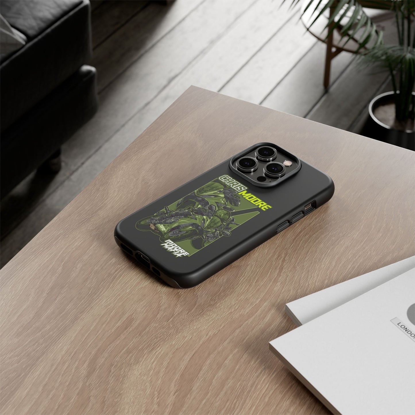 Green Chris Moore Phone Case