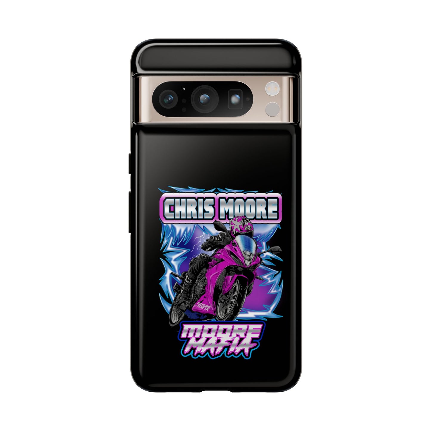 Purple Lightning Phone Case