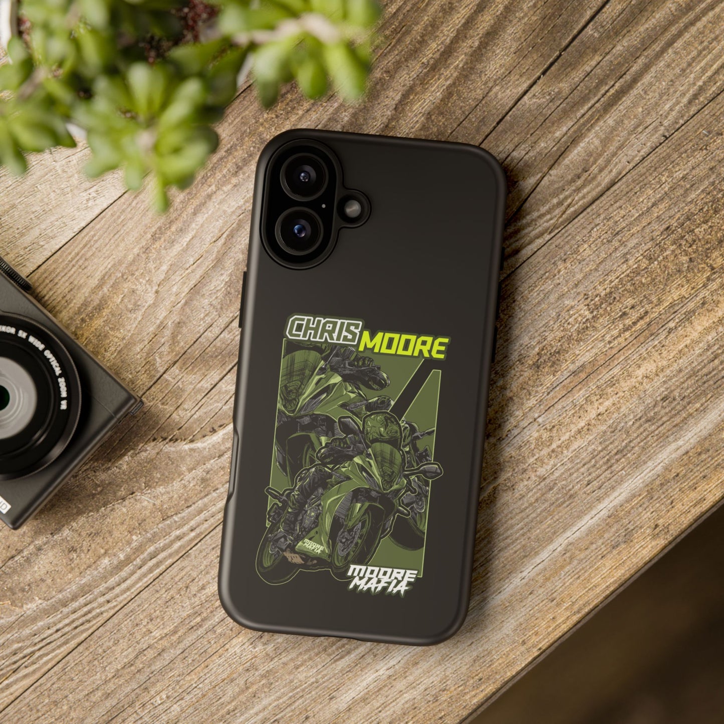 Green Chris Moore Phone Case
