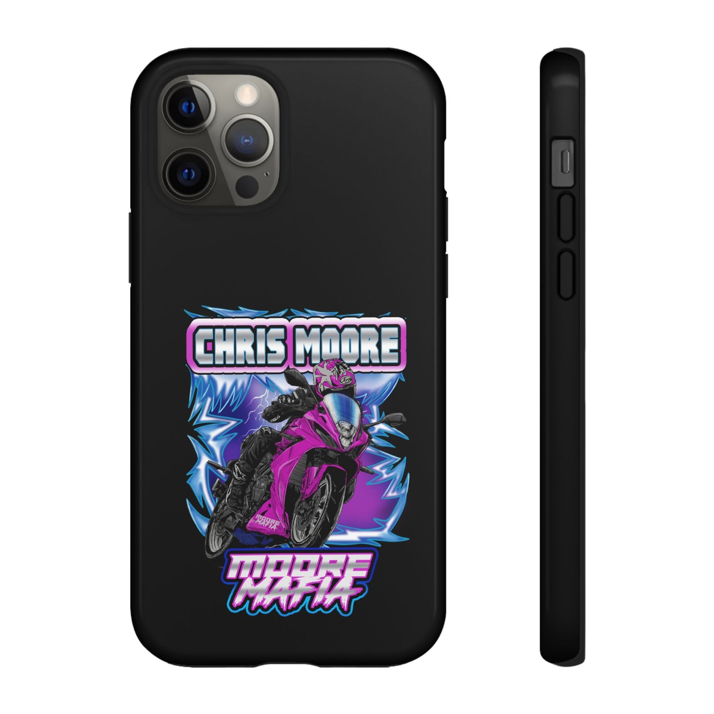 Purple Lightning Phone Case