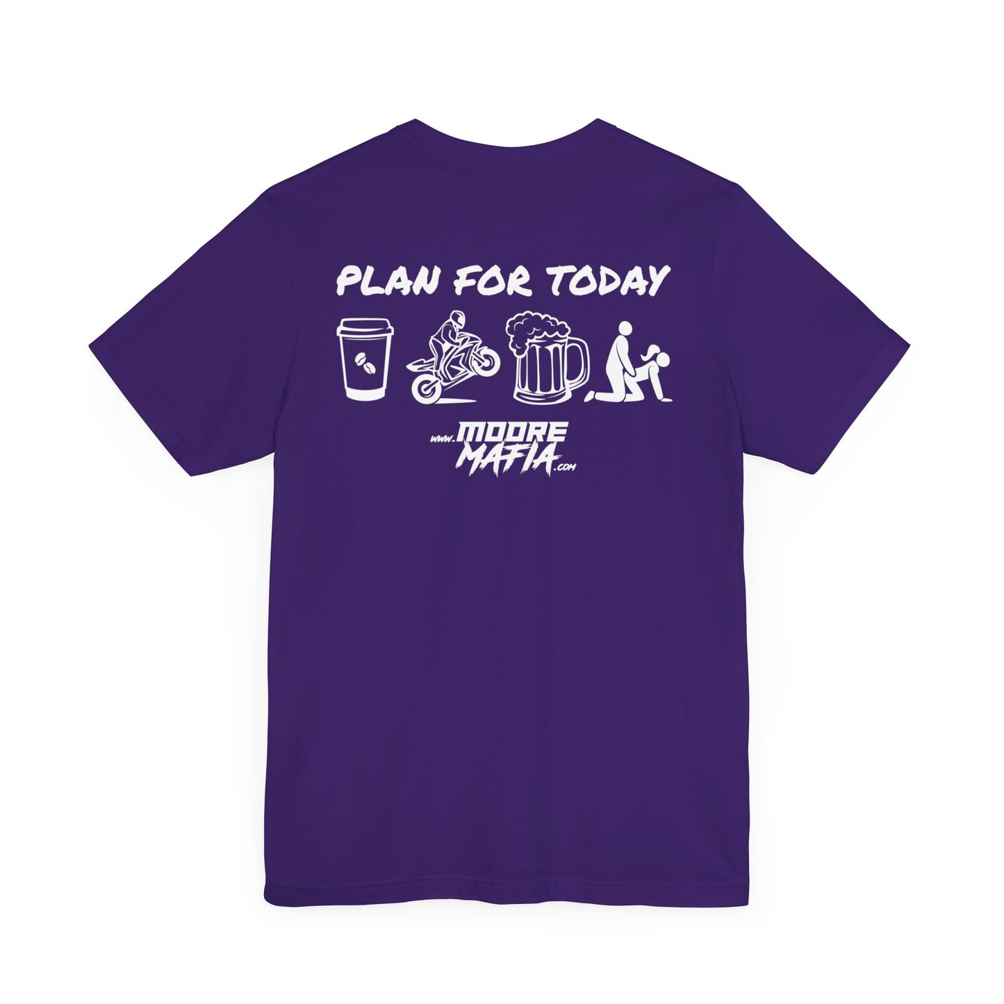 Plan For Today White Unisex T-Shirt