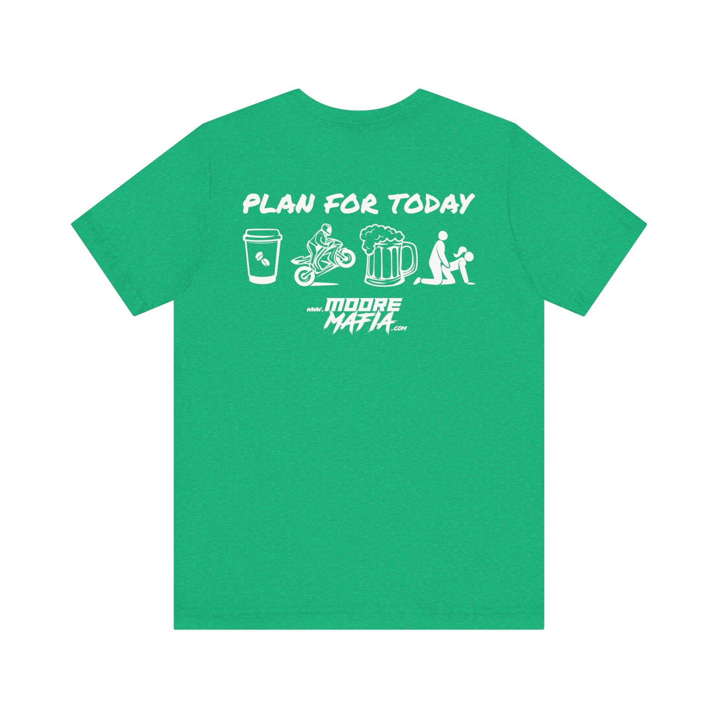 Plan For Today White Unisex T-Shirt