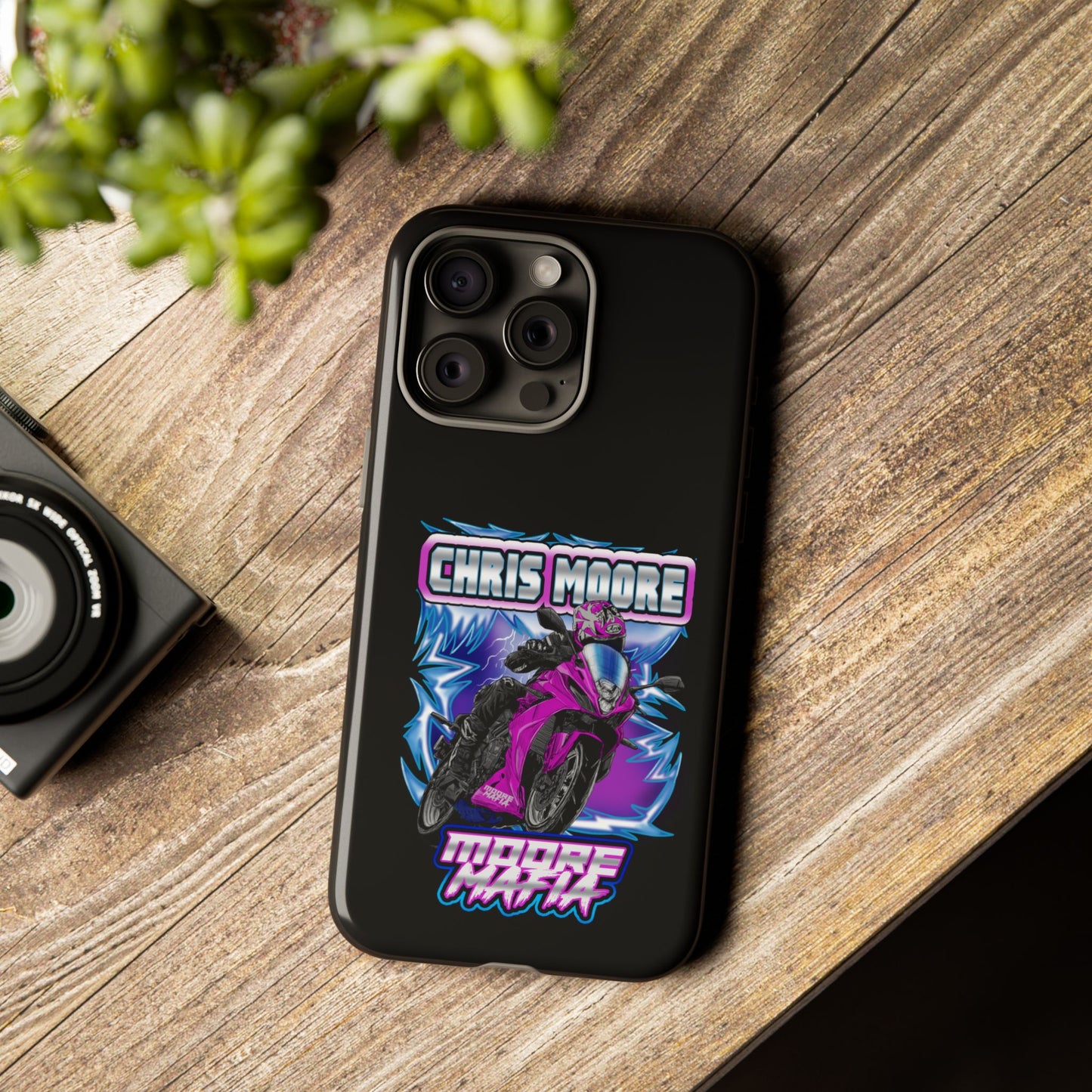 Purple Lightning Phone Case