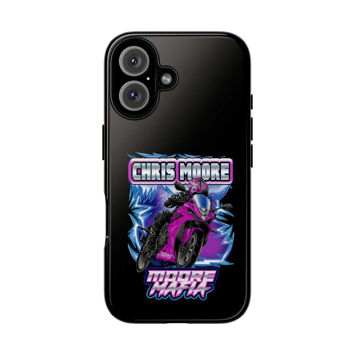 Purple Lightning Phone Case