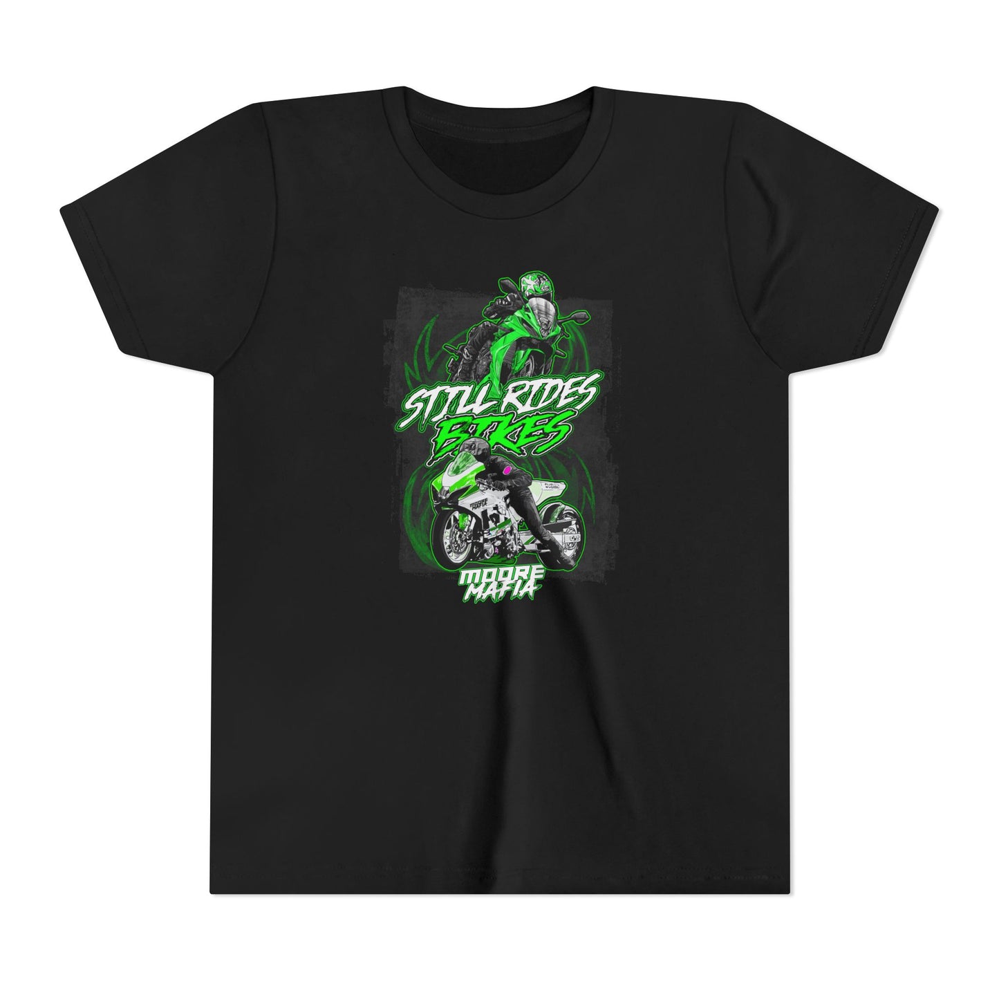 Still Rides Bikes Youth Short Sleeve Tee