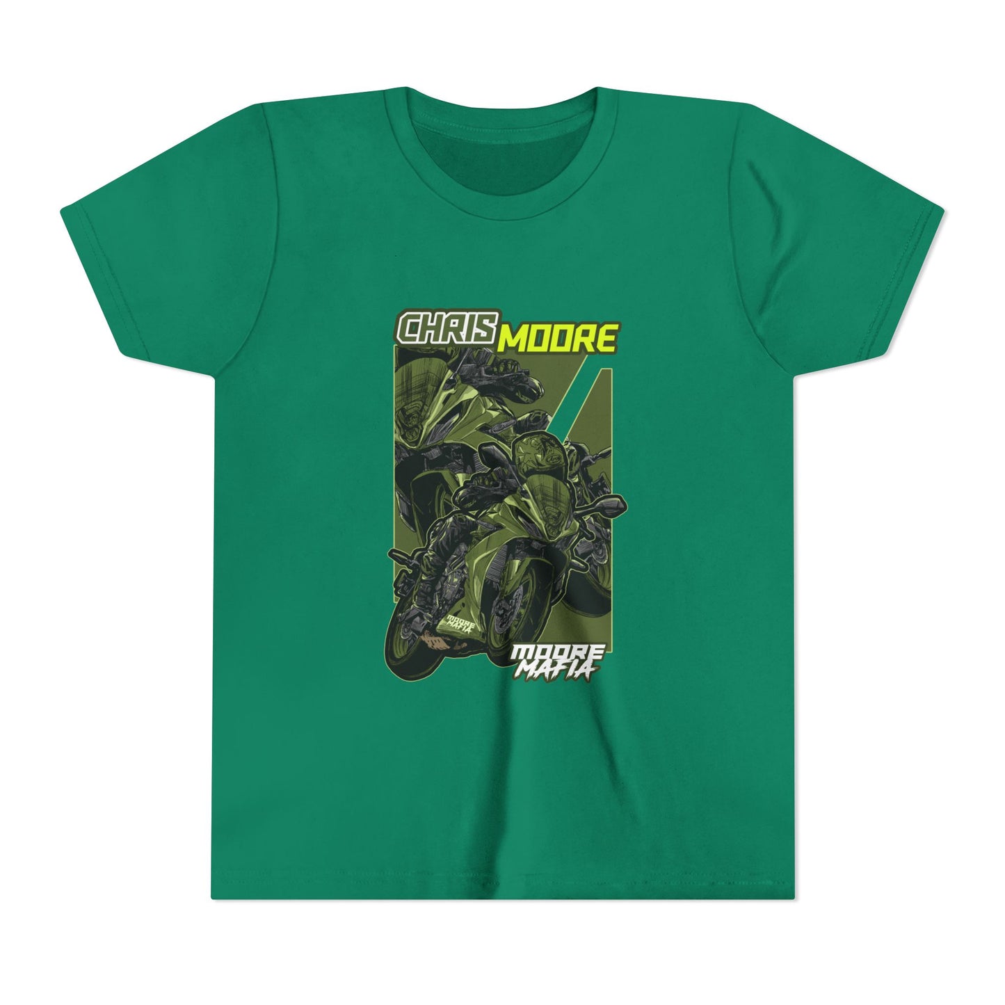 Green Chris Moore Youth Graphic Tee