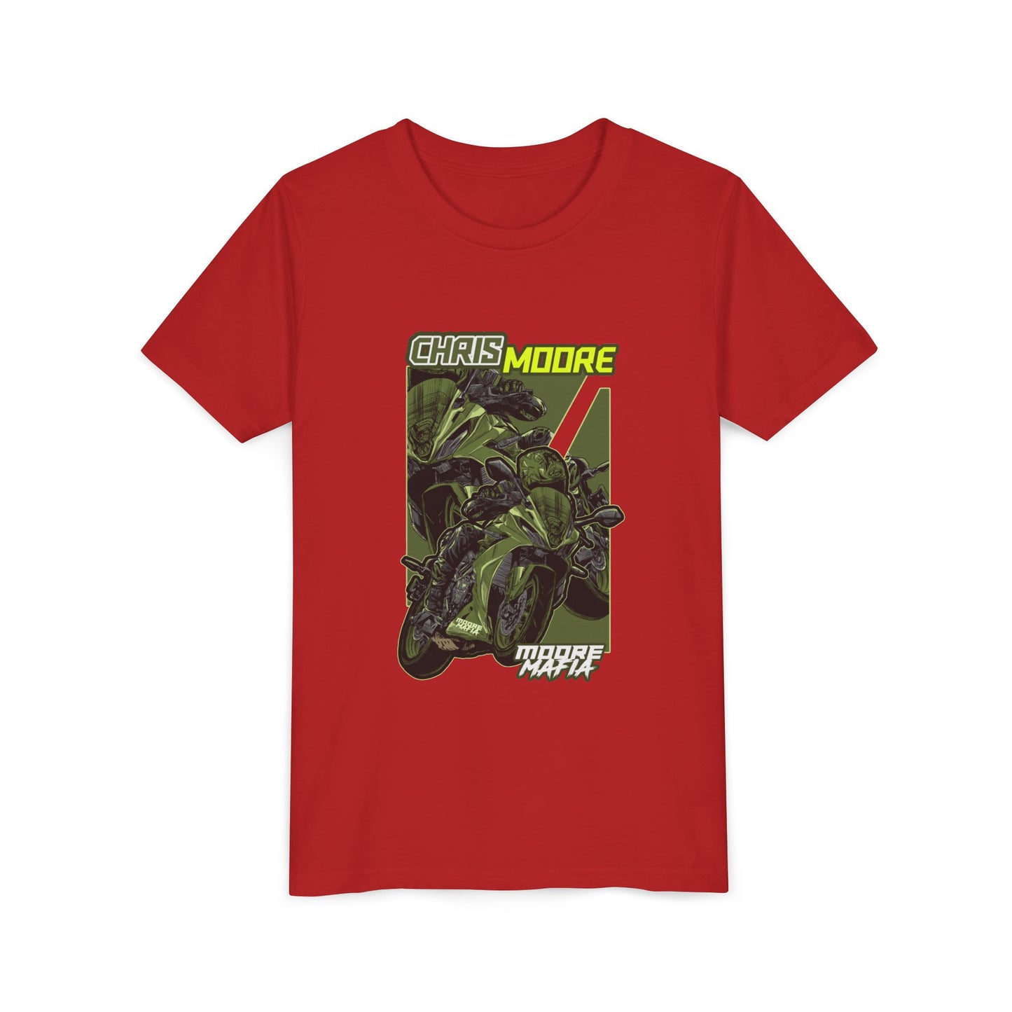 Green Chris Moore Youth Graphic Tee