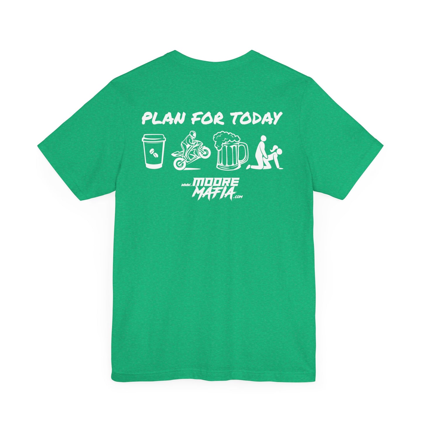 Plan For Today White Unisex T-Shirt