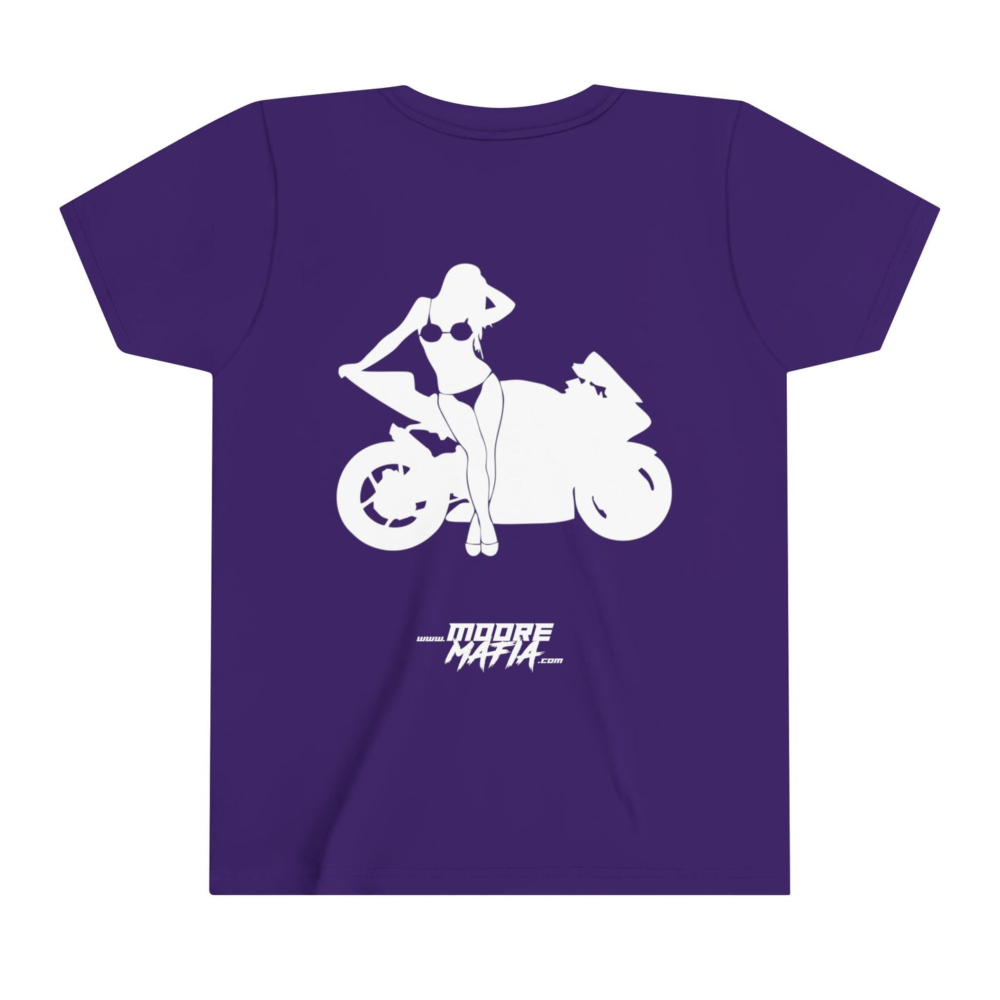 Bikinis And Bikes Youth Short Sleeve T-Shirt
