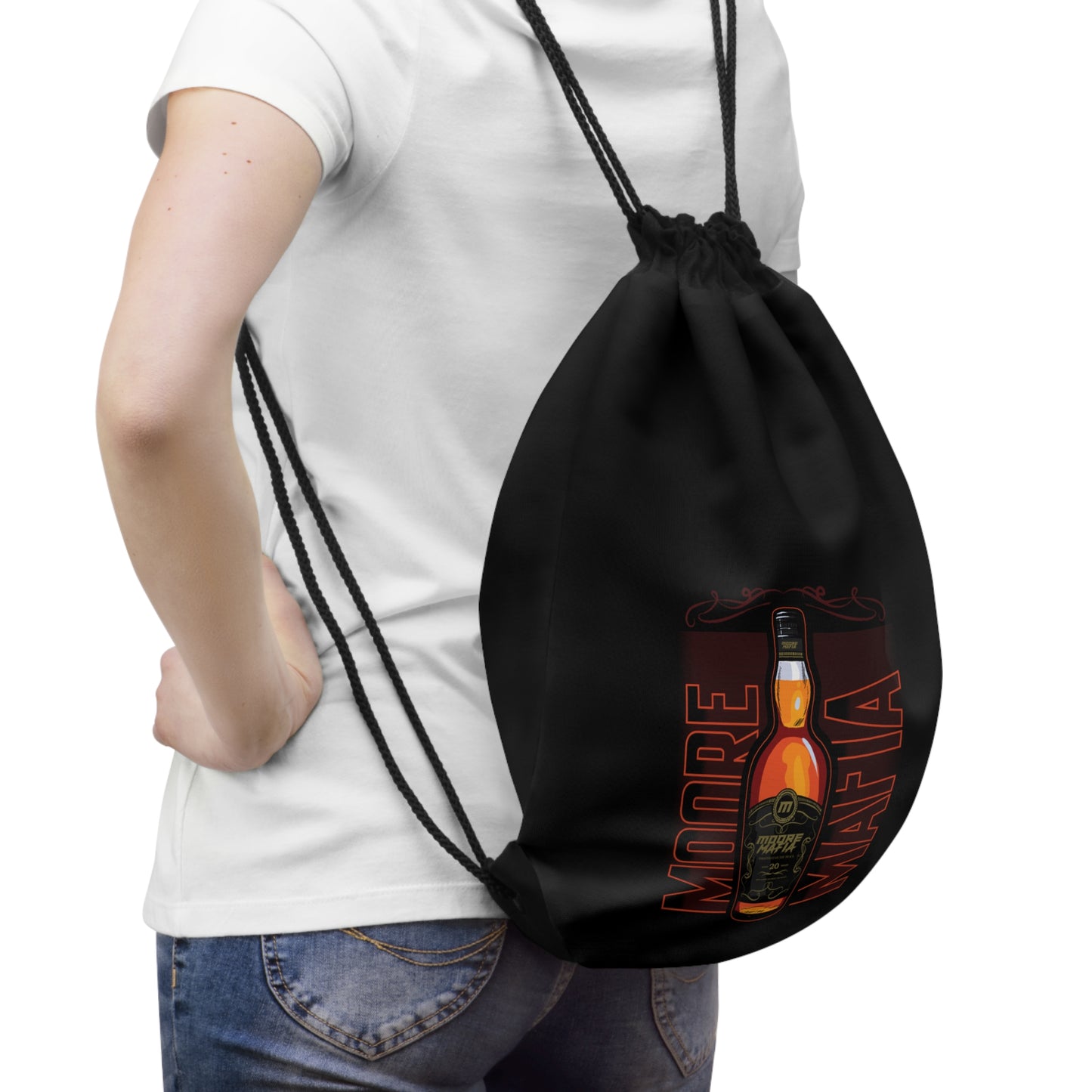 Smoothest At The Track Drawstring Bag