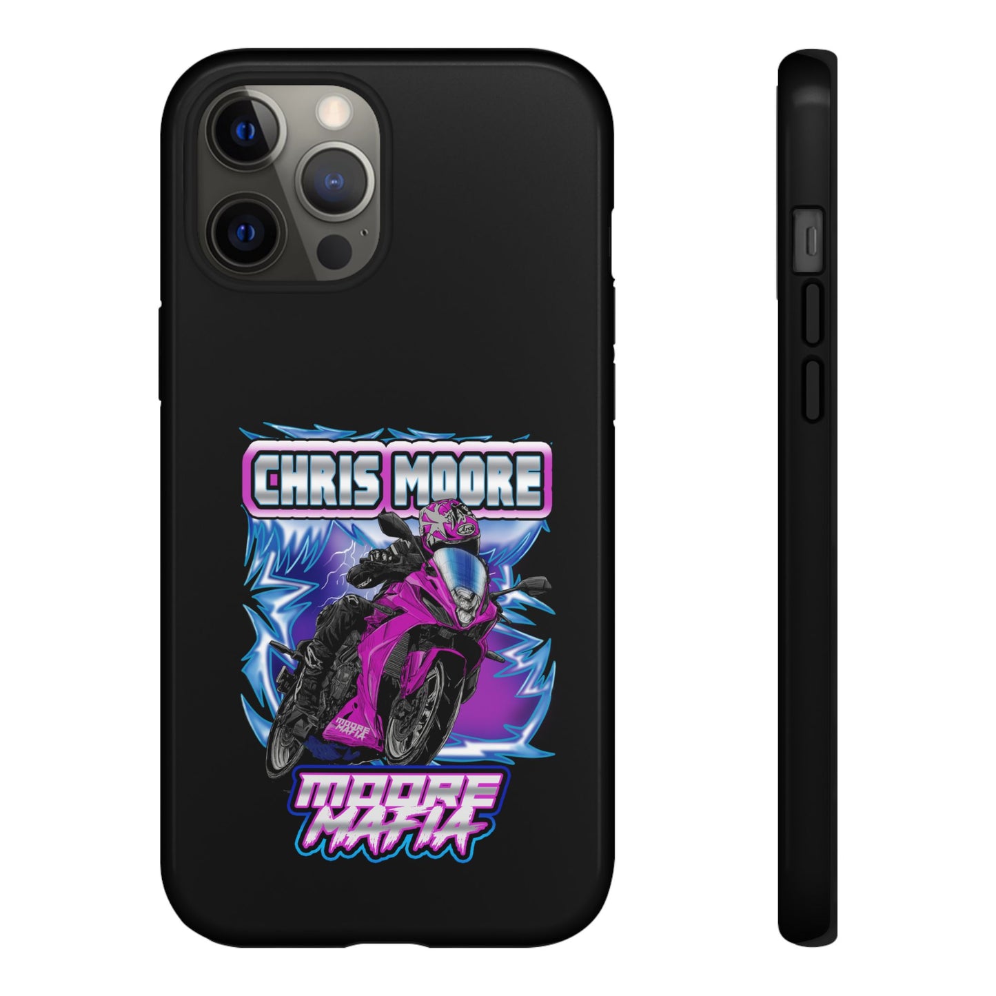 Purple Lightning Phone Case