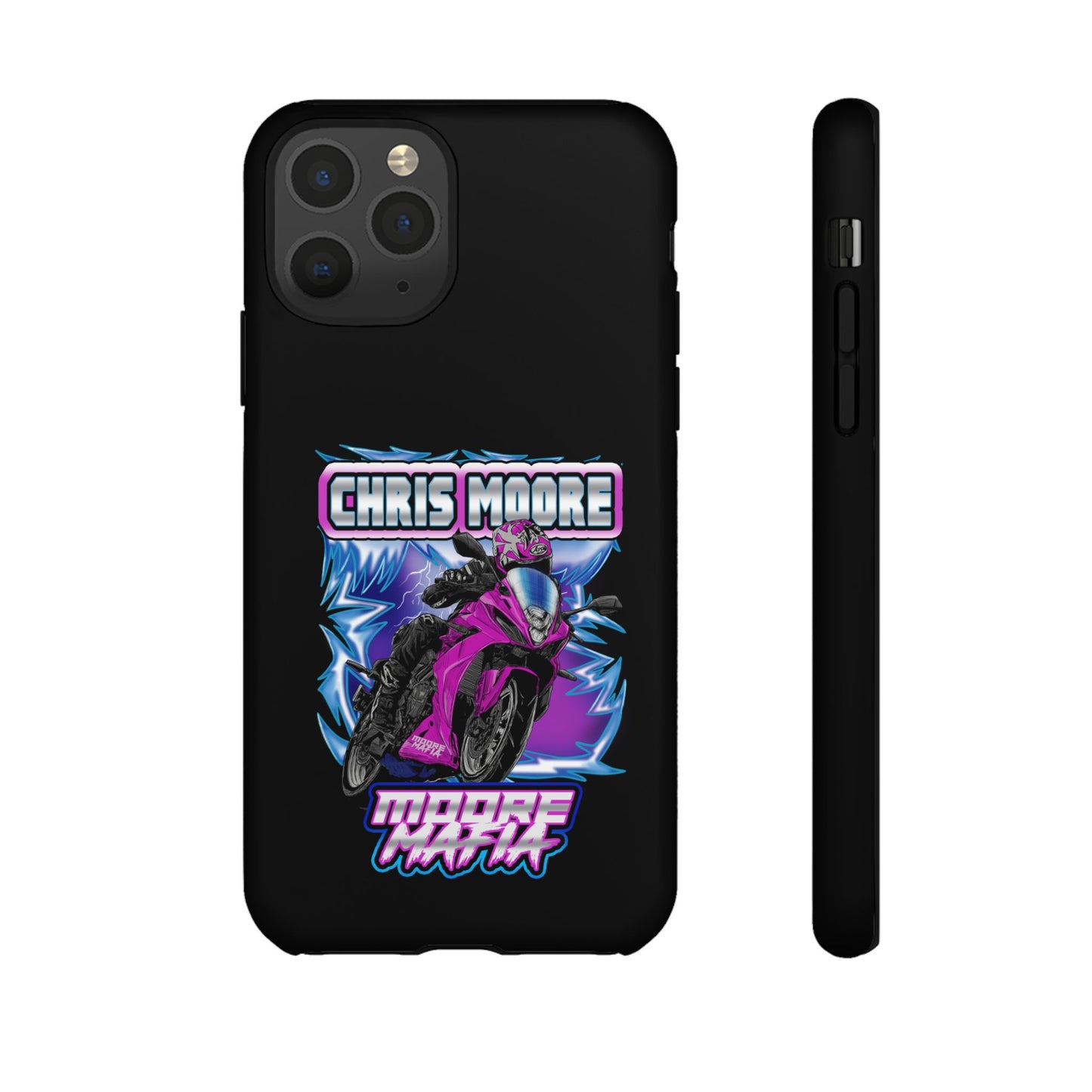 Purple Lightning Phone Case