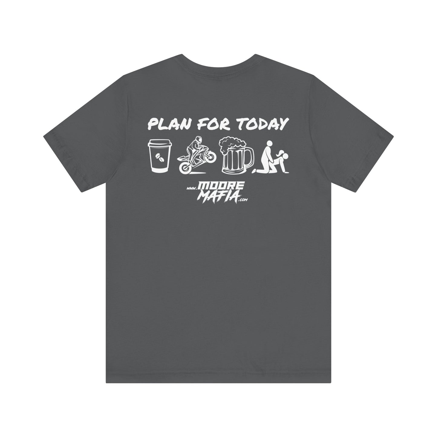 Plan For Today White Unisex T-Shirt