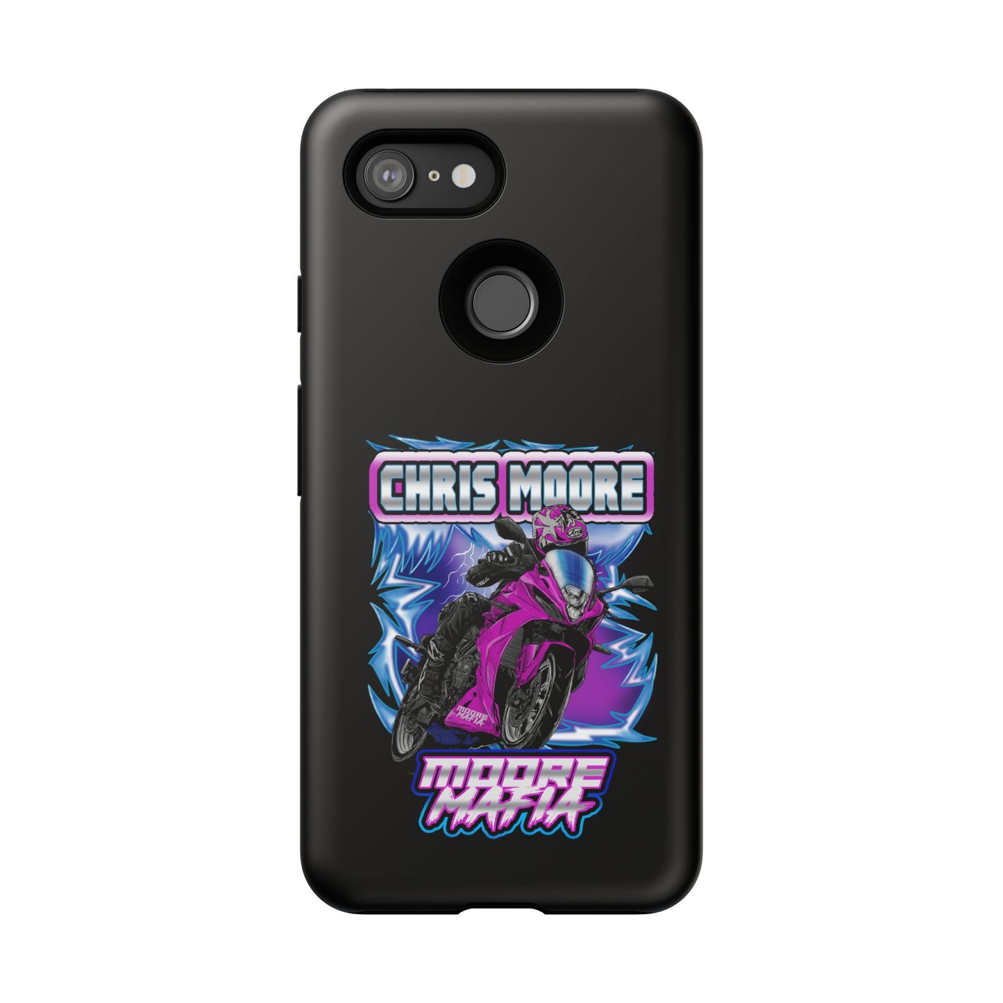 Purple Lightning Phone Case