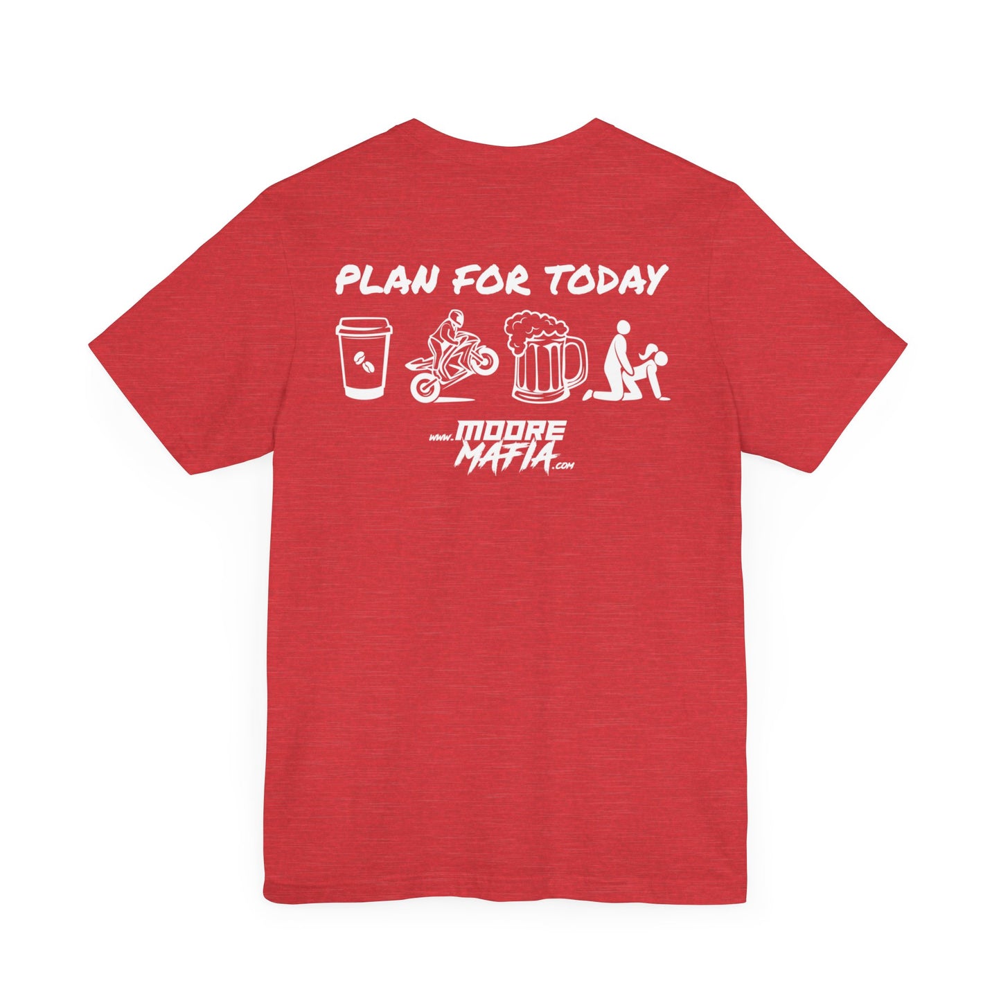 Plan For Today White Unisex T-Shirt
