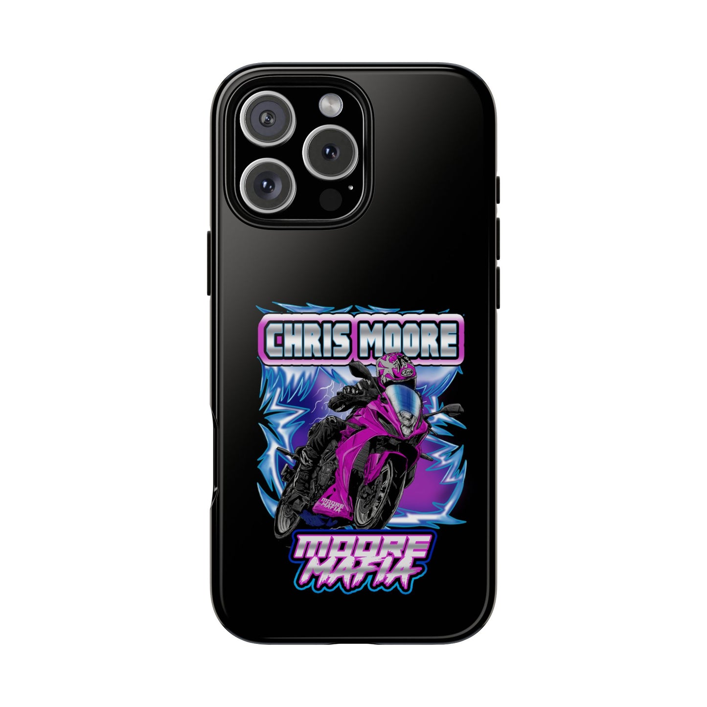 Purple Lightning Phone Case