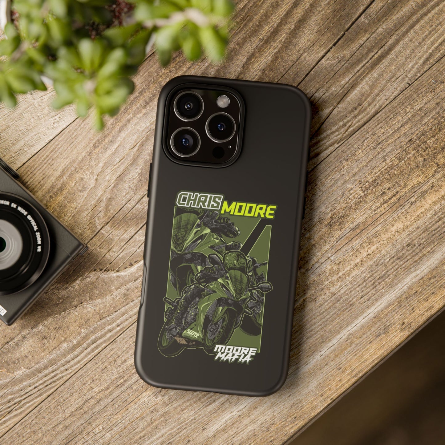 Green Chris Moore Phone Case