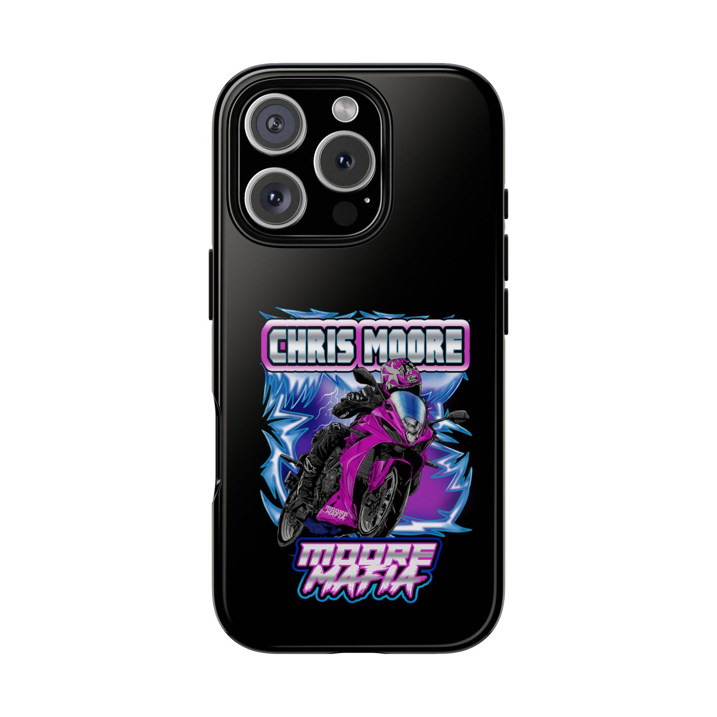 Purple Lightning Phone Case