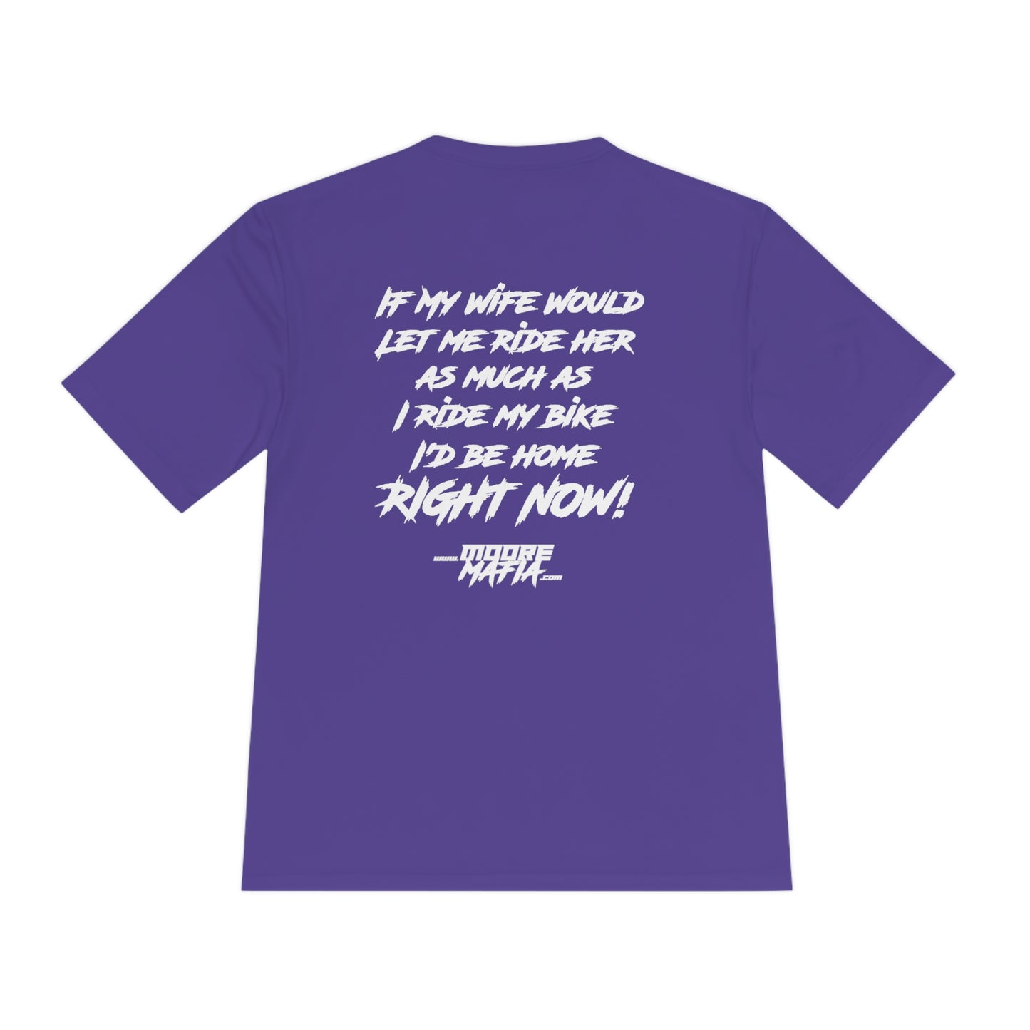 I'd Be Home Right Now Unisex Moisture Wicking Tee