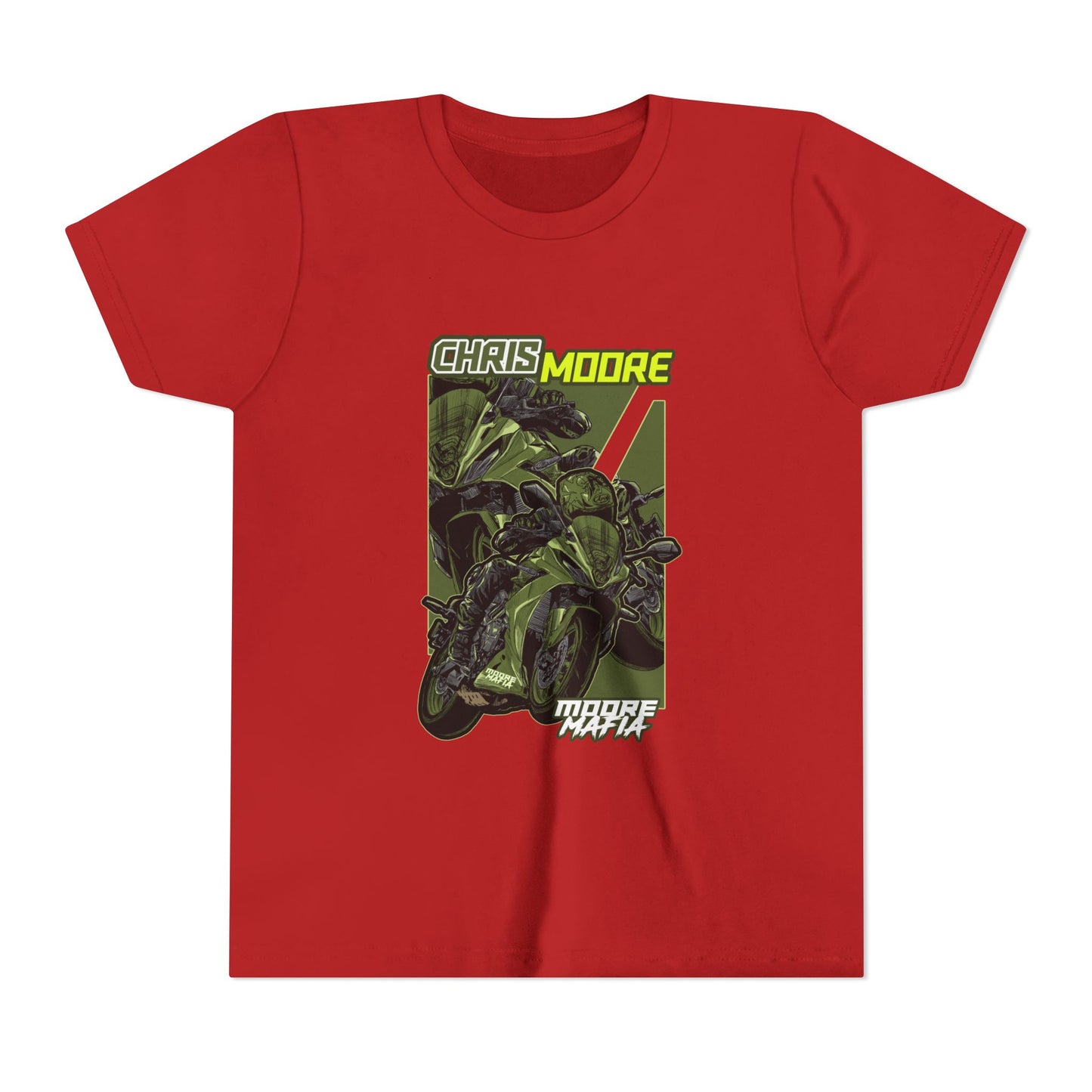 Green Chris Moore Youth Graphic Tee