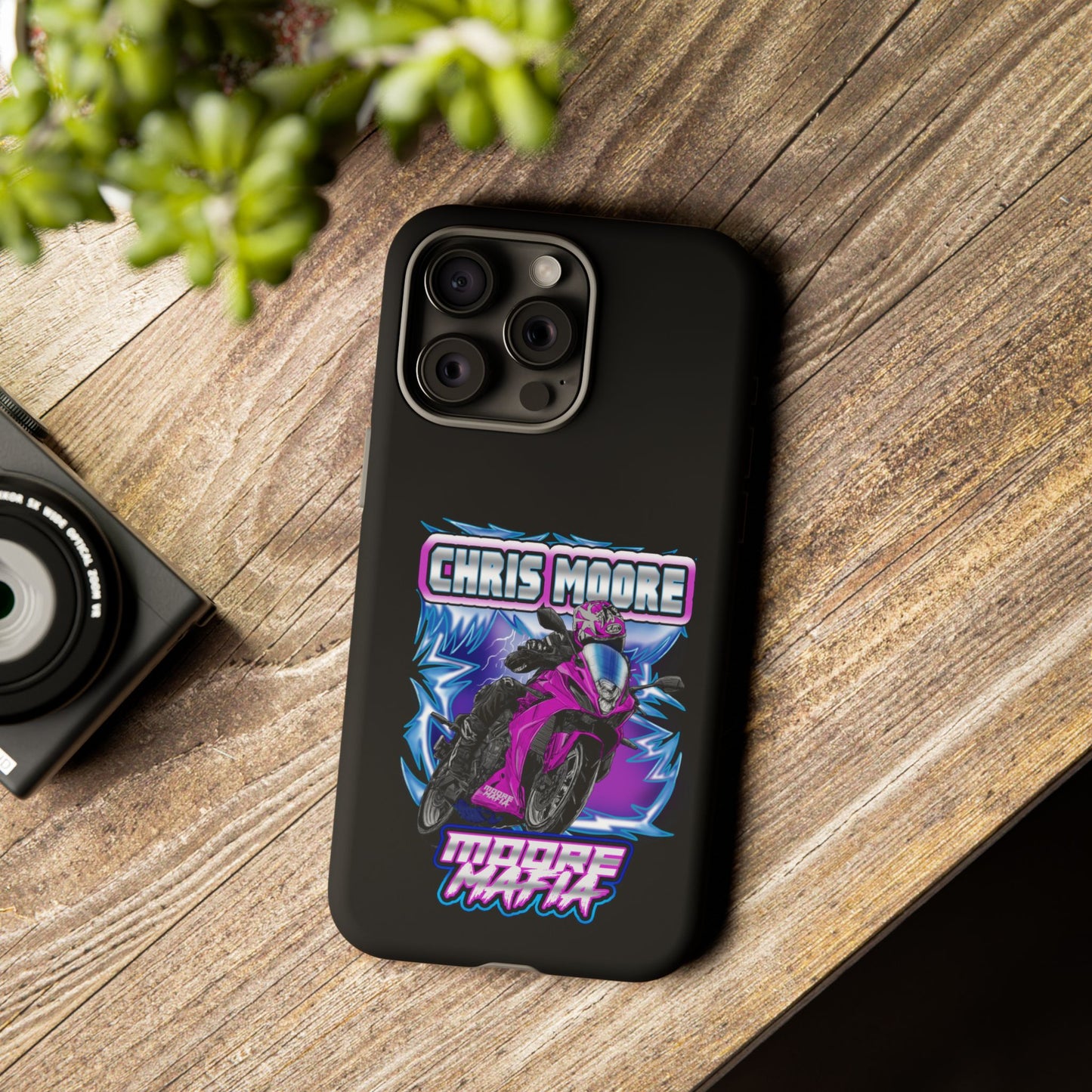Purple Lightning Phone Case