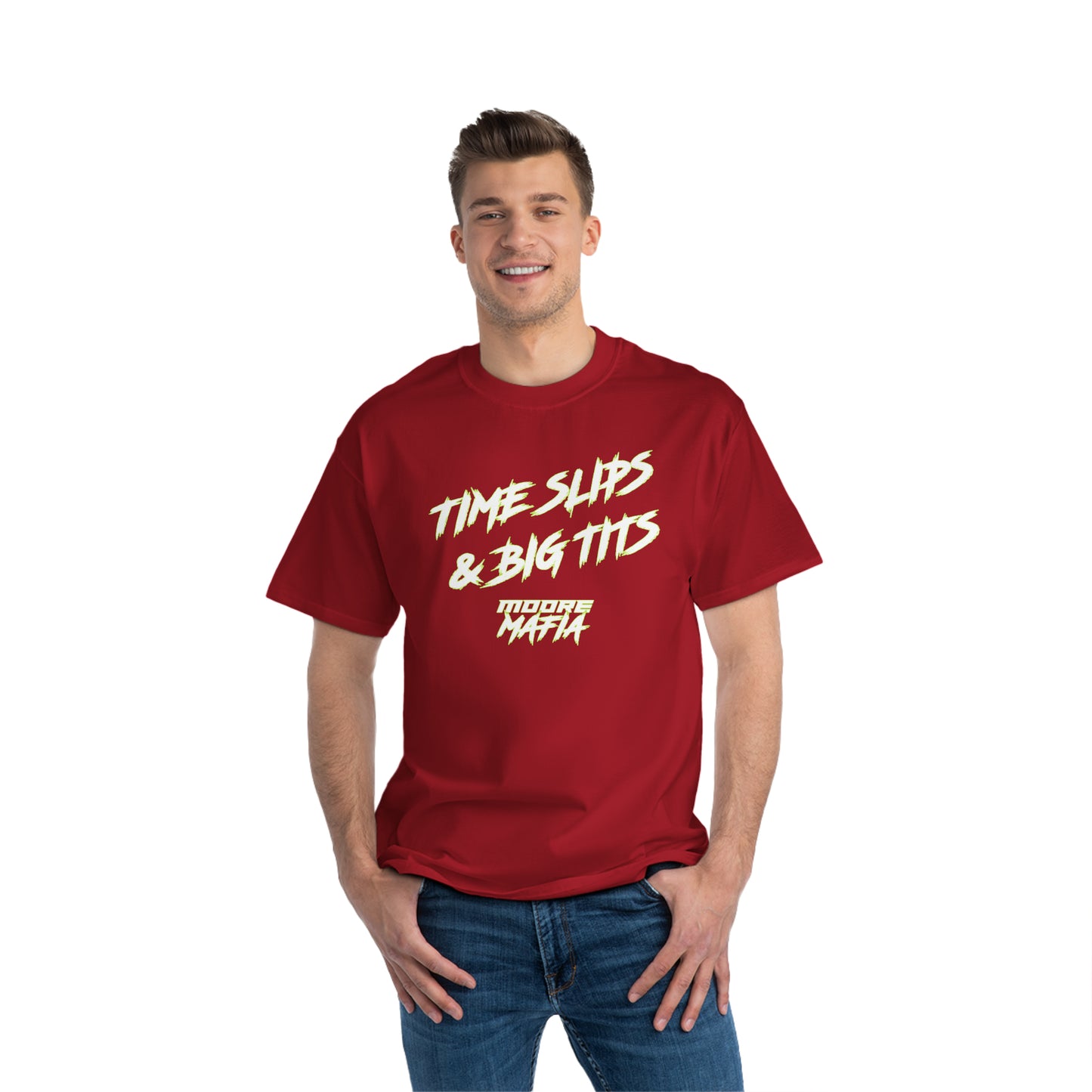 Time Slips & Big Tits Big And Tall T-Shirt