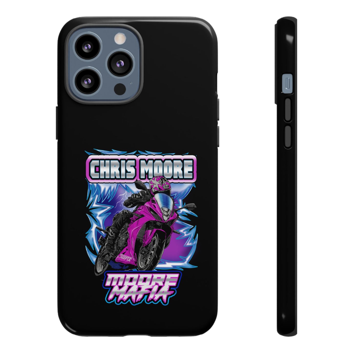 Purple Lightning Phone Case