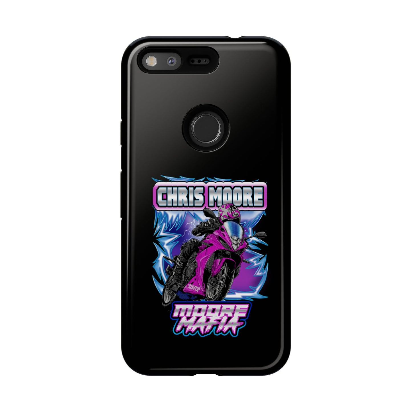 Purple Lightning Phone Case