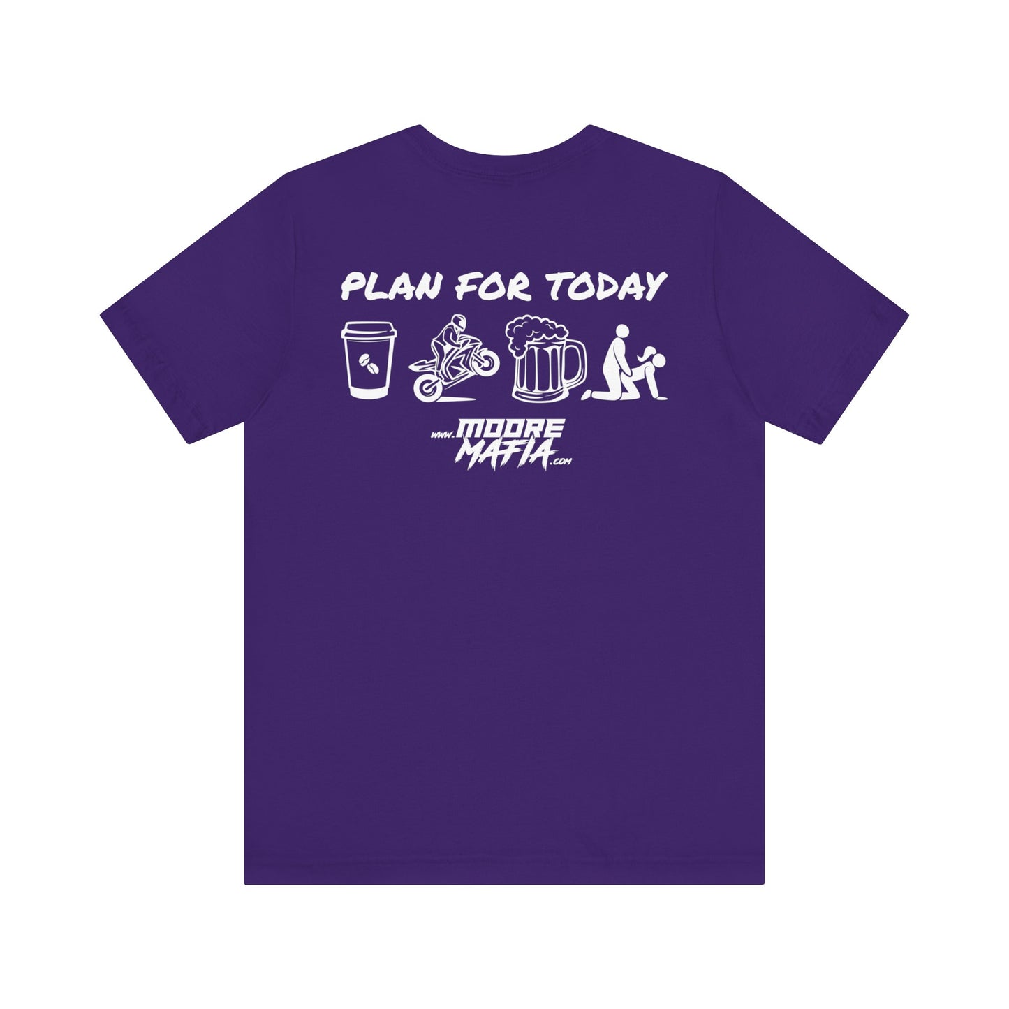 Plan For Today White Unisex T-Shirt
