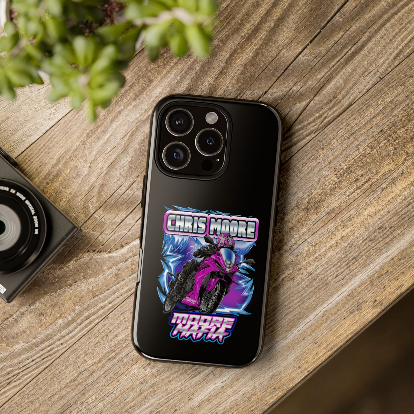 Purple Lightning Phone Case
