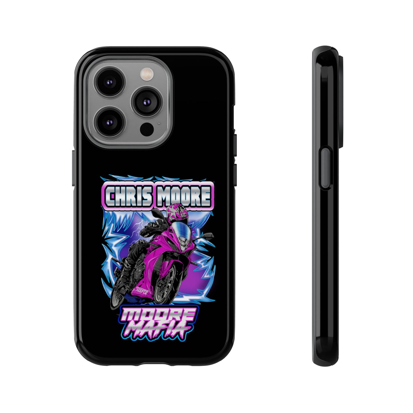 Purple Lightning Phone Case