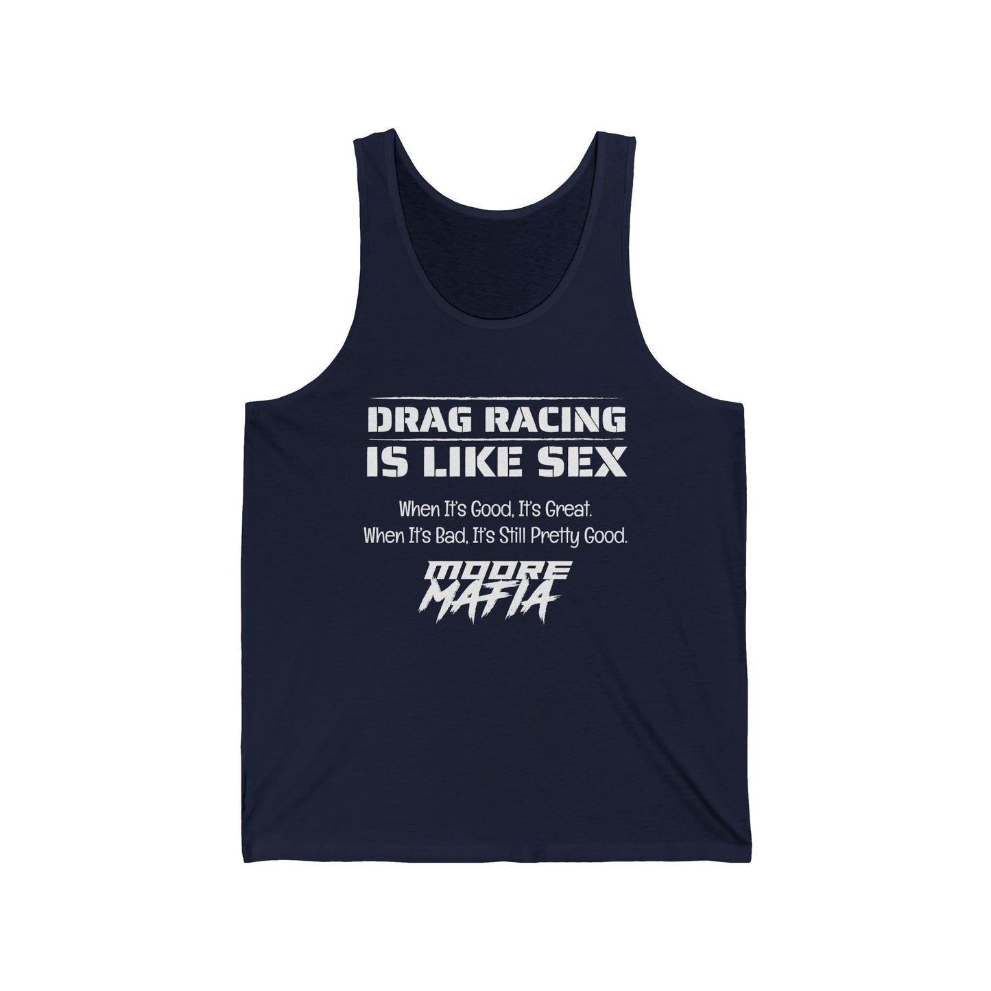 Drag Racing Unisex Jersey Tank