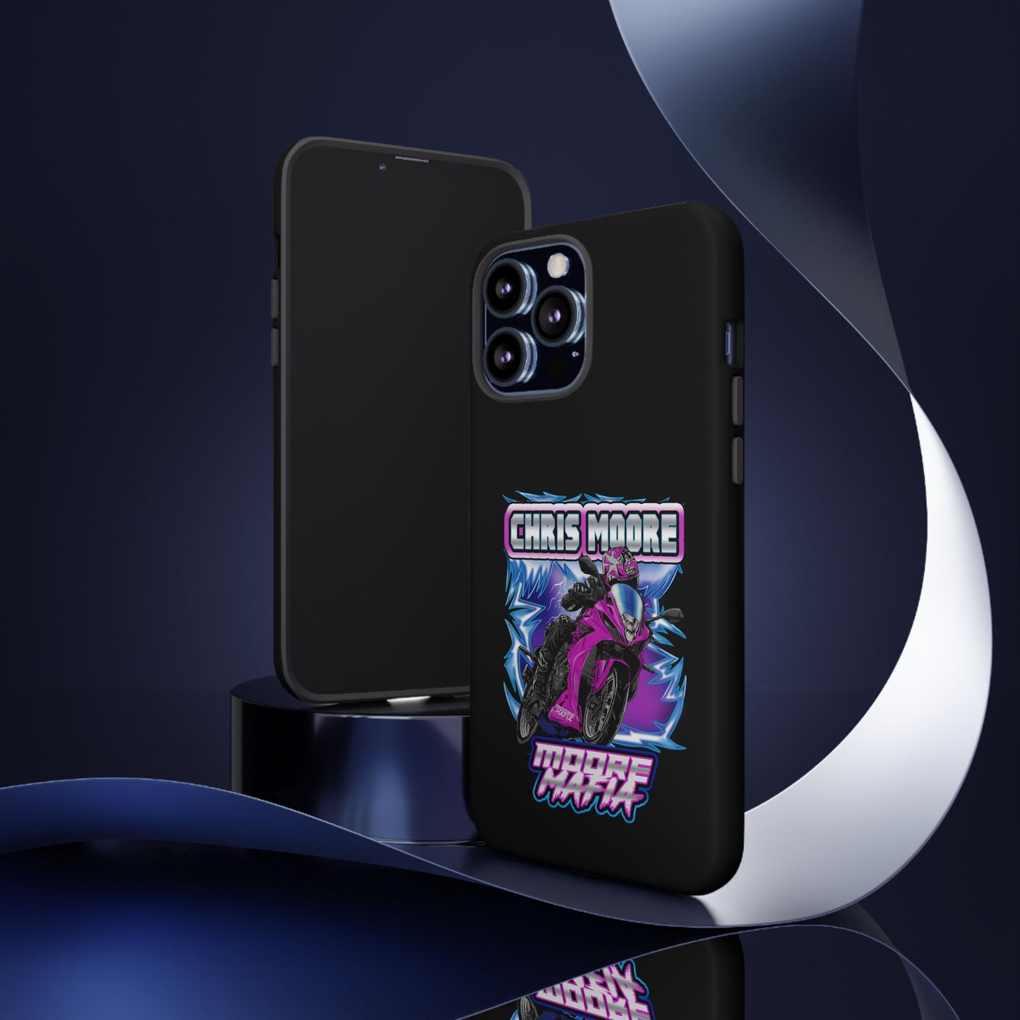 Purple Lightning Phone Case