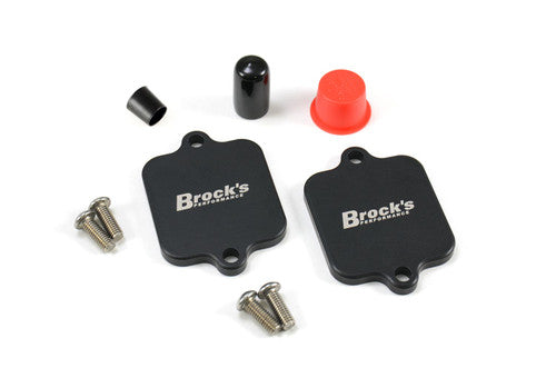 PAIR Block Off Plates Ninja H2, Z H2, ZX-14/R, ZX-10R, Z900/RS