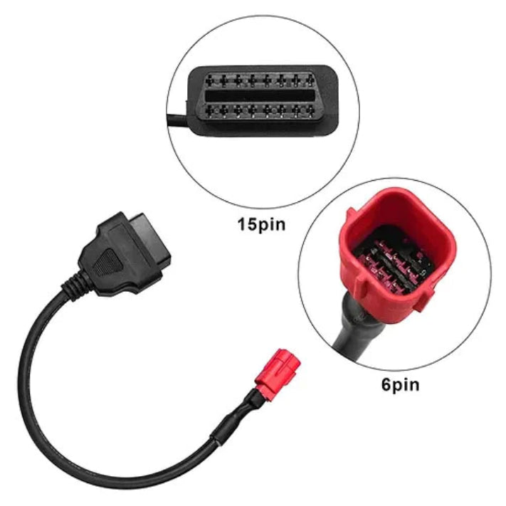 6 Pin Red Diagnostic Adapter - Euro 5