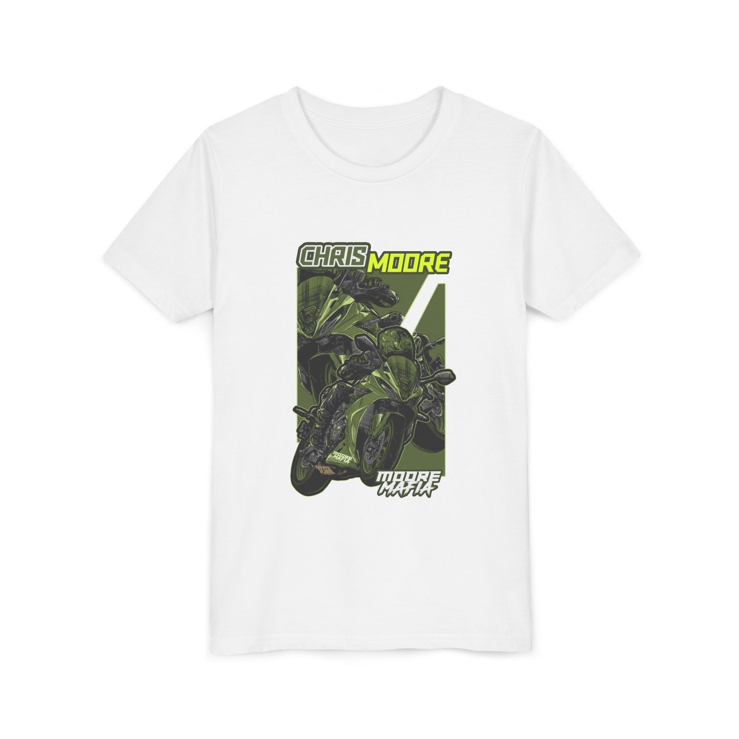 Green Chris Moore Youth Graphic Tee