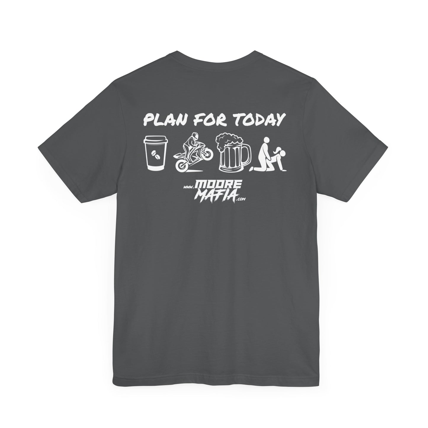Plan For Today White Unisex T-Shirt