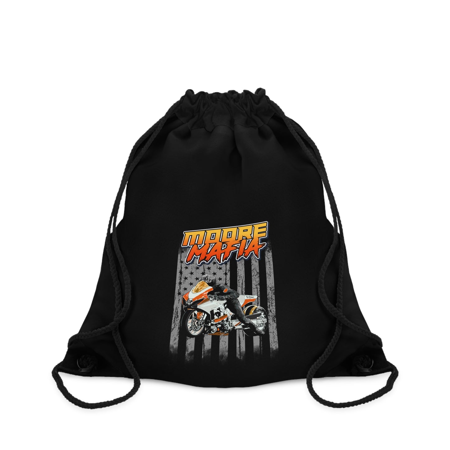 Moore Mafia Flag Drawstring Bag