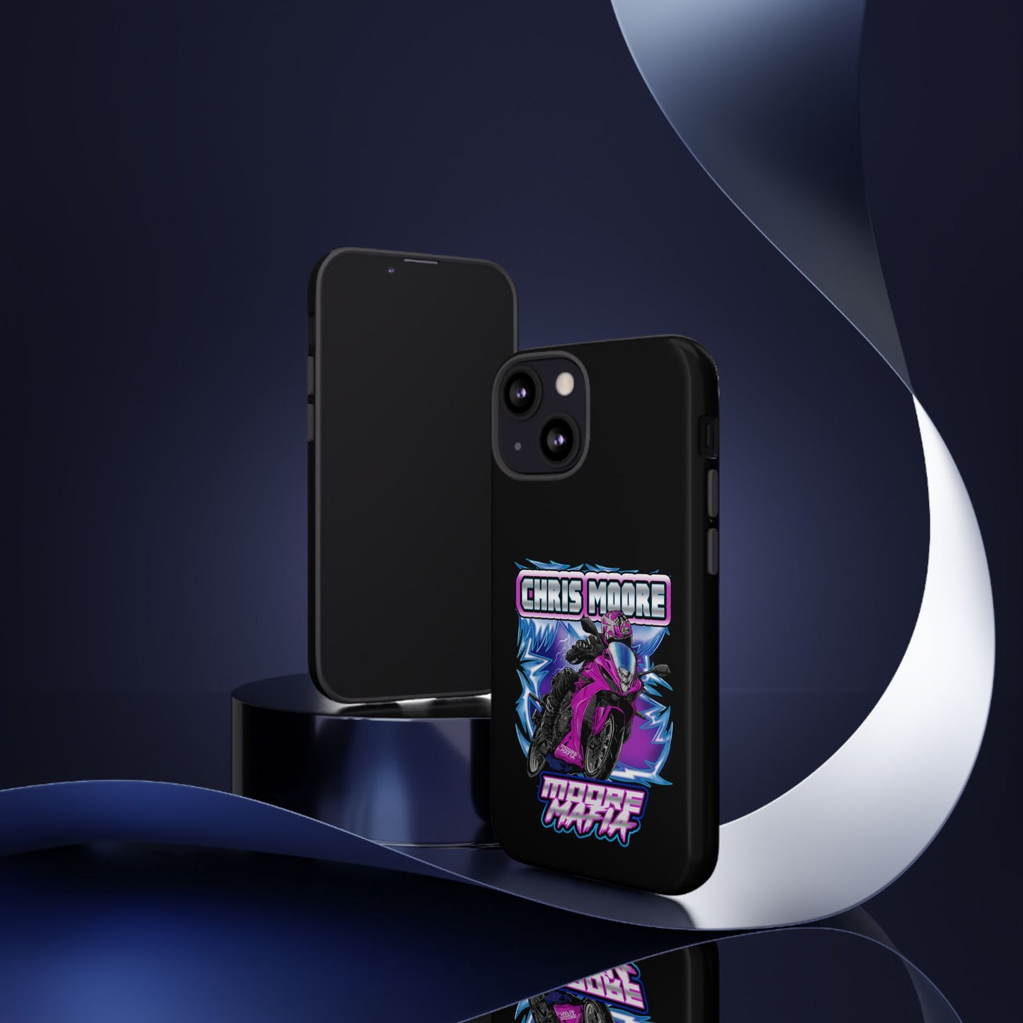 Purple Lightning Phone Case