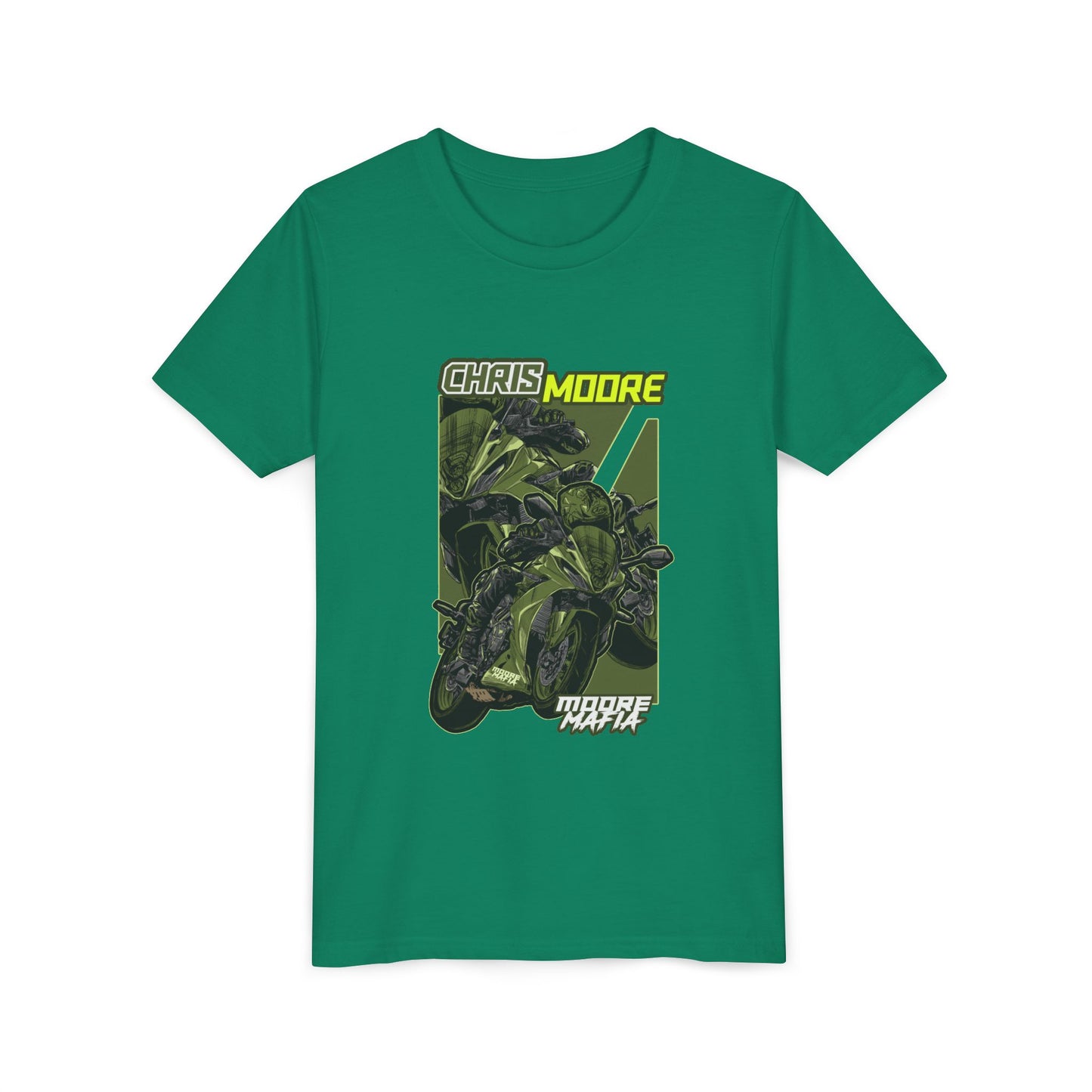 Green Chris Moore Youth Graphic Tee