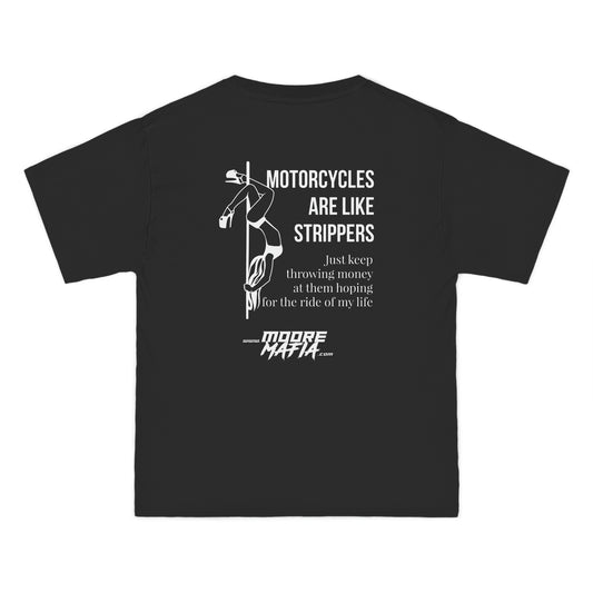 Motorcycles Are Like Strippers Big And Tall T-Shirt