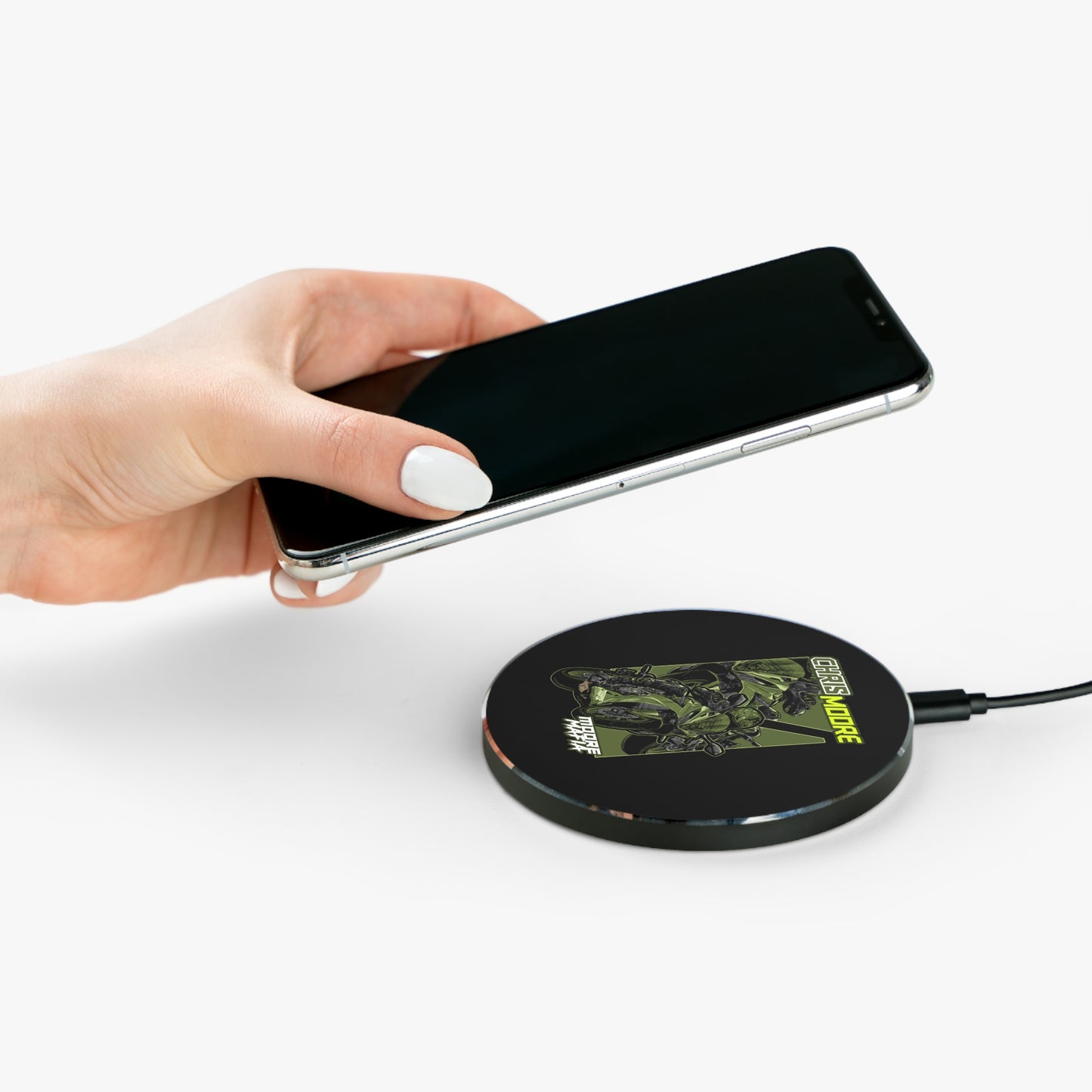 Green Chris Moore Wireless Charger