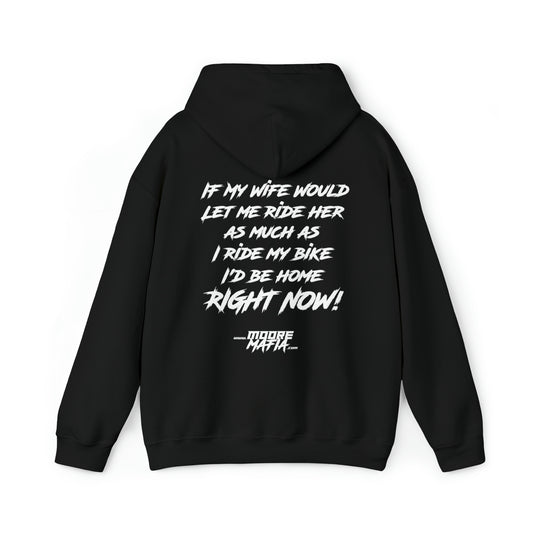 I'd Be Home Right Now Hooded Sweatshirt
