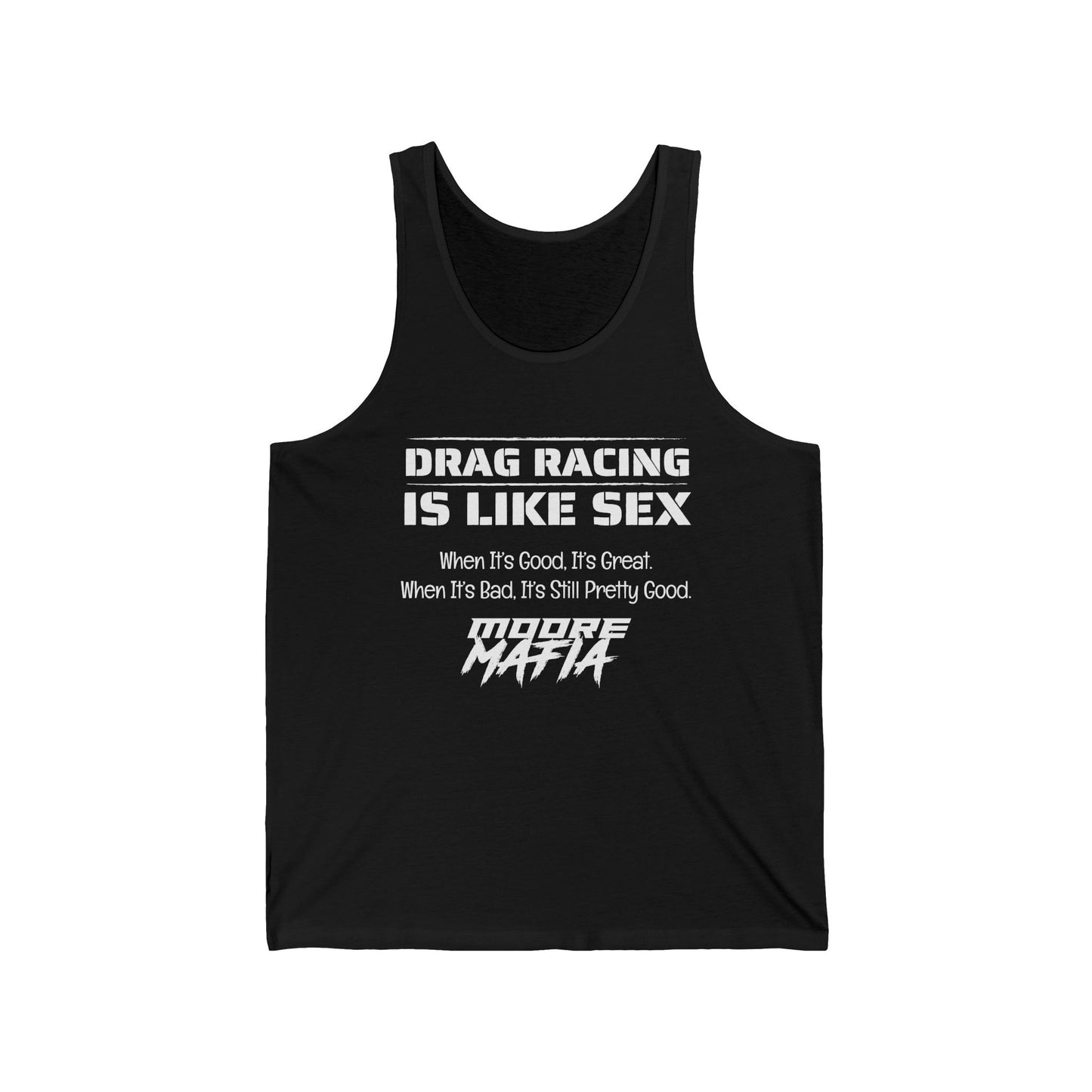 Drag Racing Unisex Jersey Tank