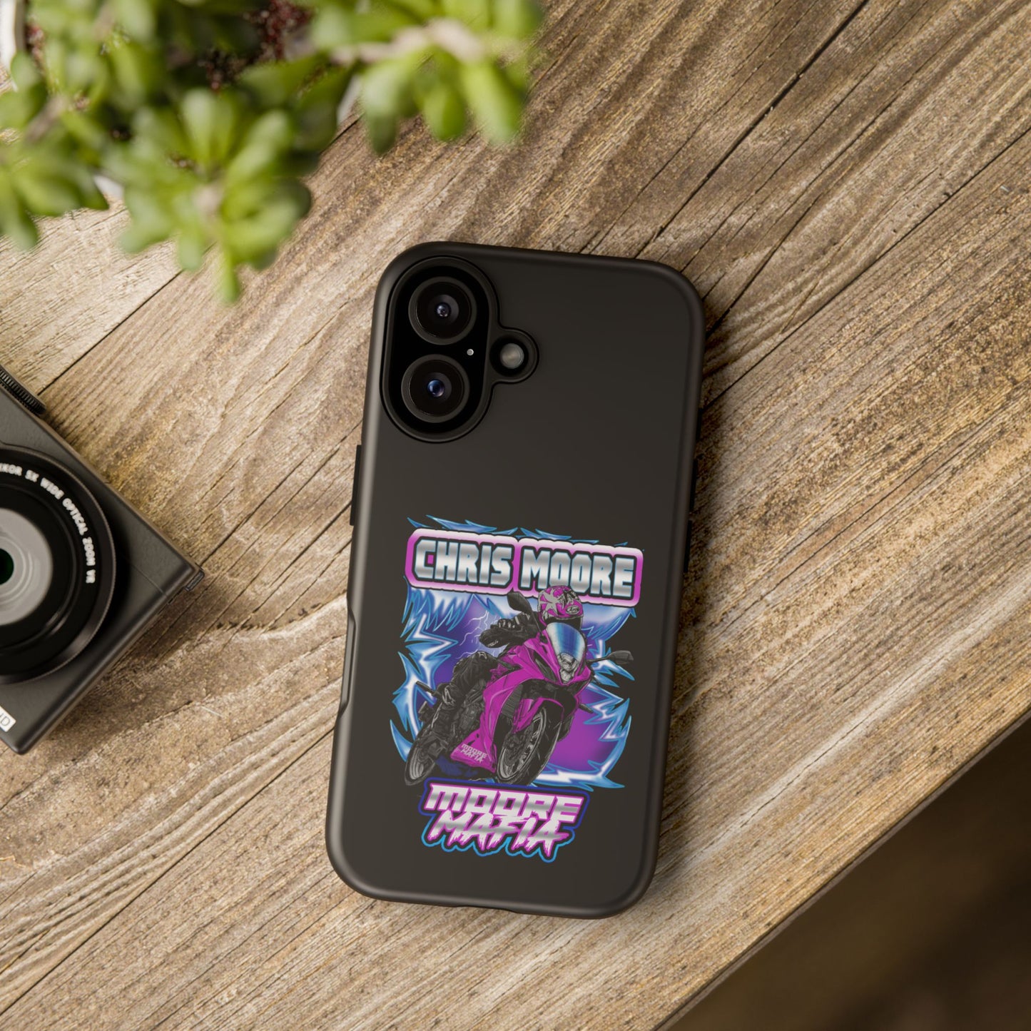 Purple Lightning Phone Case